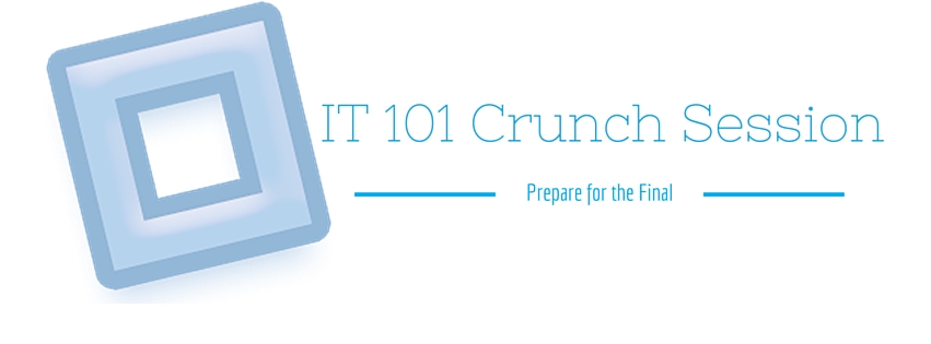 You are currently viewing IT 101 Crunch Session VIDEO