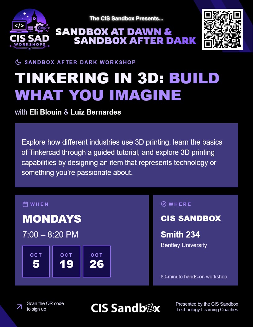 Tinkering in 3D SAD f26