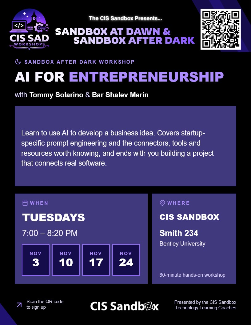 AI for Entrepreneurship SAD f26