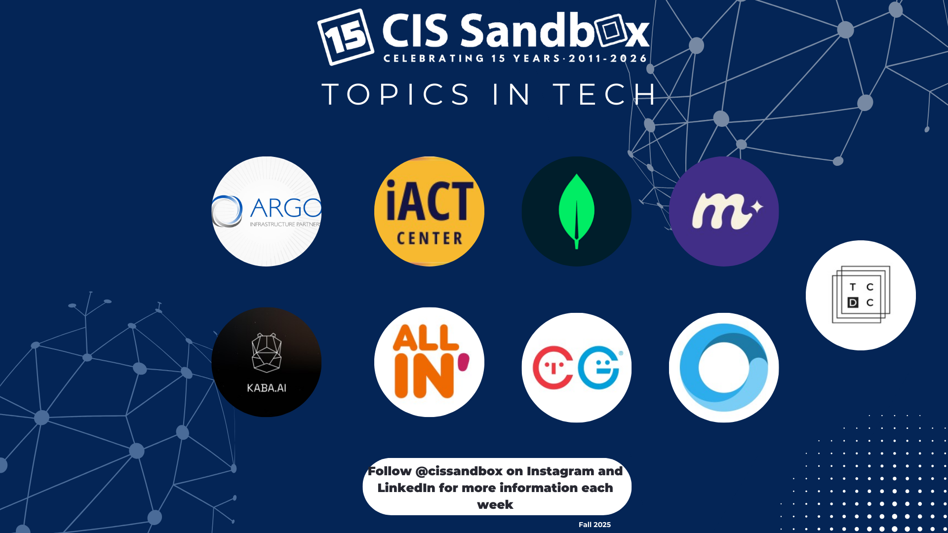 Read more about the article Fall 2025 Topics in Tech